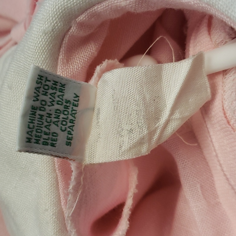 Peaches W. Cream Vintage Pink & White Dress - Picture 9 of 9